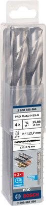 ชุดดอกสว่าน Bosch PRO Metal HSS-G 5/8″