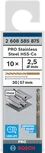 ชุดดอกสว่าน Bosch PRO สแตนเลสสตีล HSS-Co ขนาด 2.5 มม.