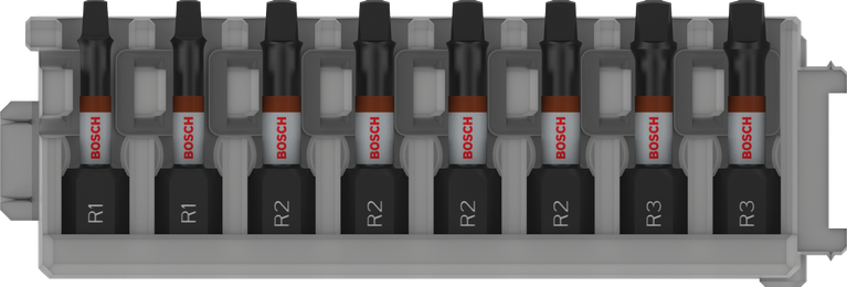 Bosch PRO R ชุดดอกสว่านกระแทก R1 R2 R3 55 มม. 8 ชิ้น.