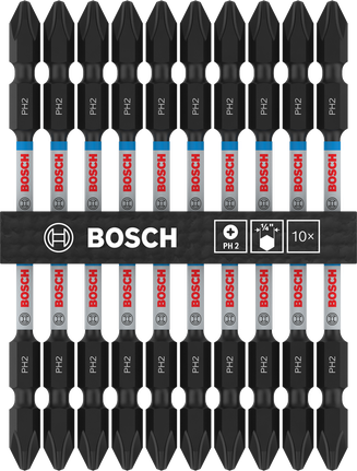 ชุดดอกสว่านกระแทก Bosch PRO Softwood และ Stainless Steel PH2 110มม.