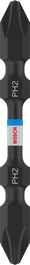 ดอกสว่านปลายคู่ Bosch PRO Softwood และ Stainless Steel PH2 ขนาด 65 มม.