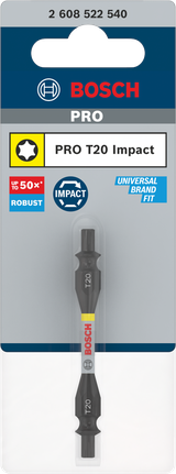 ดอกสว่านกระแทก 2 หัว Bosch PRO T20.