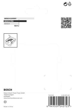 บรรจุภัณฑ์อุปกรณ์เสริม Bosch PRO Box-in-Box.