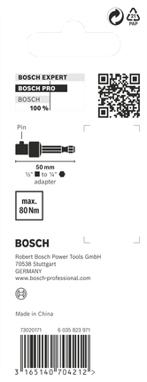 อะแดปเตอร์ซ็อกเก็ต Bosch 1/2″ PRO 50 มม.