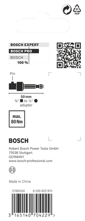 อะแดปเตอร์ซ็อกเก็ต Bosch PRO 3/8″ 50 มม.