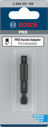 การเชื่อมต่อพินอะแดปเตอร์ซ็อกเก็ต Bosch 1/4″ PRO.