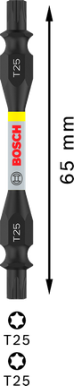 ดอกสว่านกระแทก 2 หัว Bosch PRO T25 65 มม.