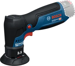 เครื่องขัดแบบสุ่มวงโคจร Bosch GEX 12V-77 พร้อมมอเตอร์ไร้แปรงถ่าน.