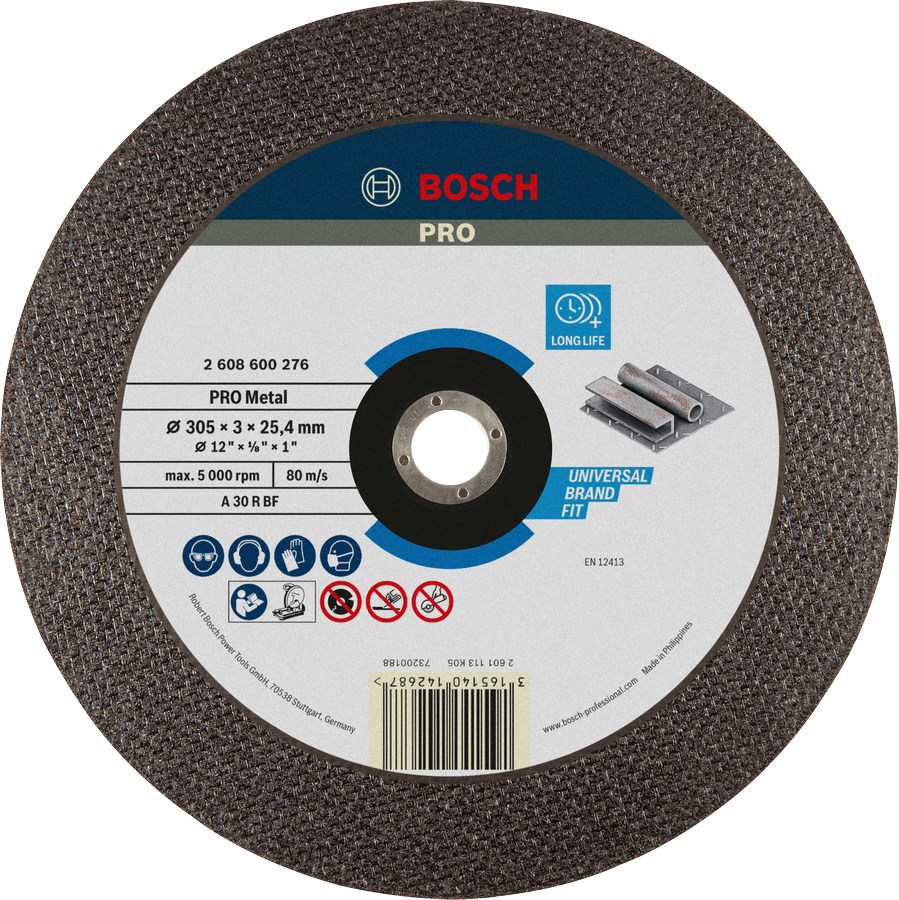 ใบตัดโลหะ Bosch PRO 305 x 3 x 25.4 มม.