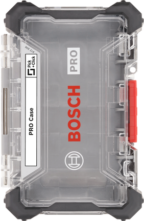 Bosch PRO กล่องเปล่า ขนาดใหญ่ พร้อมตัวล็อคสีแดงแบบปลอดภัย.