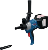 เครื่องผสมโคลนไร้สาย Bosch GRW 18V-120 พร้อมด้ามจับด้านข้าง.