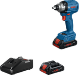 ไขควงกระแทกไร้สาย Bosch 18V พร้อมแบตเตอรี่และเครื่องชาร์จ.