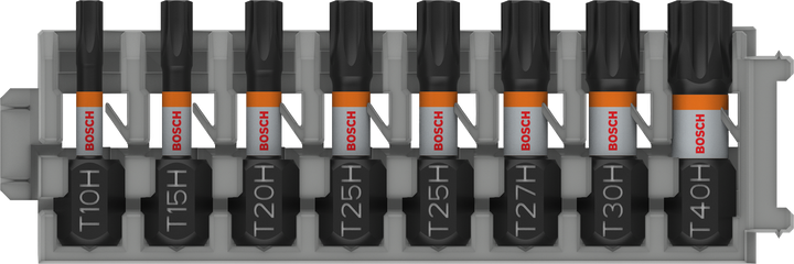 PRO Impact TH ชุดดอกสว่านกระแทก Bosch PRO TH Impact Bits T10H ถึง T40H จำนวน 8 ชิ้น