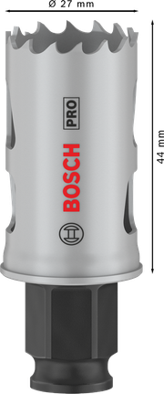 ดอกเจาะคว้าน PRO Multi Material PC Plus, 27 มม. Bosch PRO Multi Material PC Plus ดอกเจาะรู 27 มม.