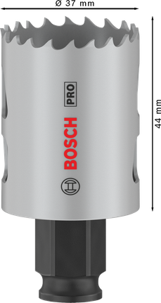 ดอกเจาะคว้าน PRO Multi Material PC Plus, 37 มม. ใบเลื่อยเจาะรู Bosch PRO Multi Material ขนาด 37 มม. ความยาว 44 มม.
