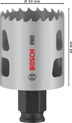 ดอกเจาะคว้าน PRO Multi Material PC Plus, 43 มม. Bosch PRO Multi Material PC Plus ดอกเจาะคว้านรู 43 มม.