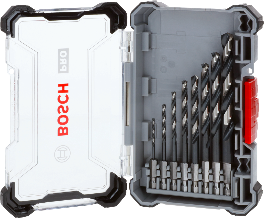 ชุดดอกสว่านกระแทก Bosch PRO Metal HSS-G จำนวน 8 ชิ้น.