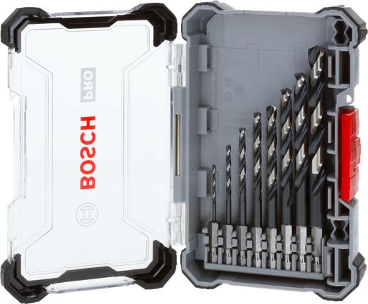 ชุดดอกสว่านกระแทก Bosch PRO Metal HSS-G จำนวน 8 ชิ้น.