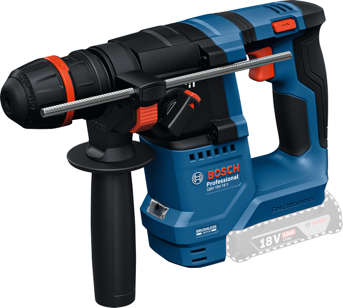 Bosch GBH 18V-18 X สว่านโรตารี่ไร้สายพร้อม ONECHUCK.