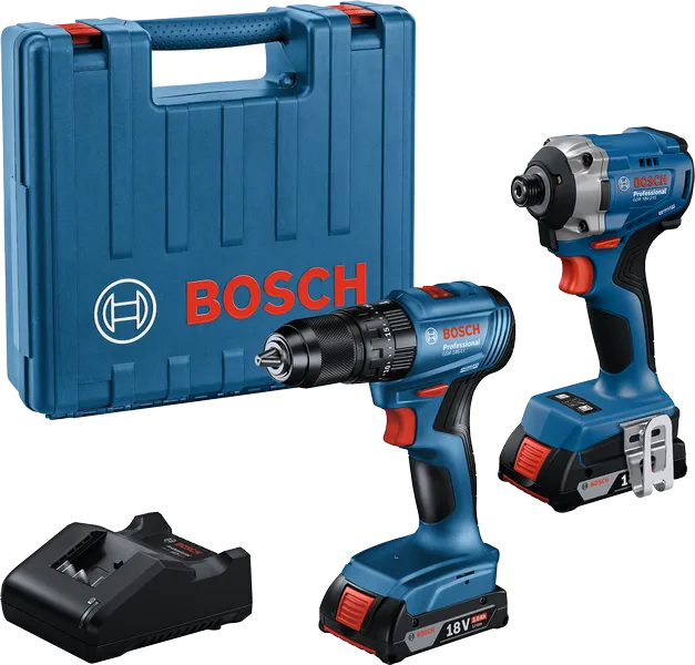 ชุดสว่านไร้สายและไขควงกระแทก Bosch 18V.
