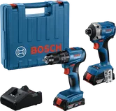 ชุดสว่านไร้สายและไขควงกระแทก Bosch 18V.