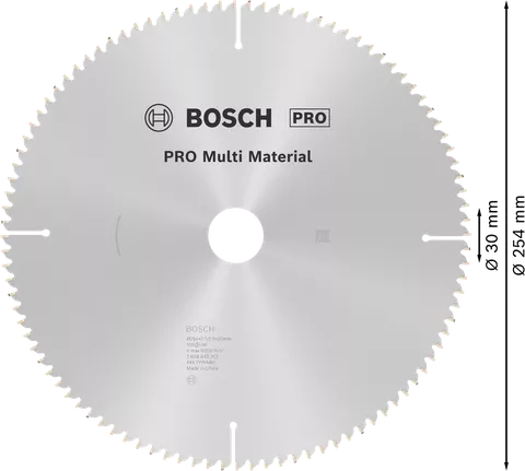 ใบเลื่อยวงเดือน PRO Multi Material, 254 x 2.7 x 30 มม. ใบเลื่อยวงเดือน PRO Multi Material, 254 x 2.7 x 30 มม.