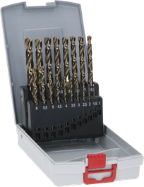 ชุดดอกสว่านเจาะเกลียว Bosch PRO Stainless Steel HSS-Co จำนวน 19 ชิ้น.