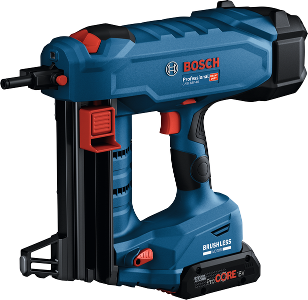 เครื่องยิงตะปูไร้สาย Bosch GNB 18V-40 พร้อมแบตเตอรี่ ProCORE 18V.