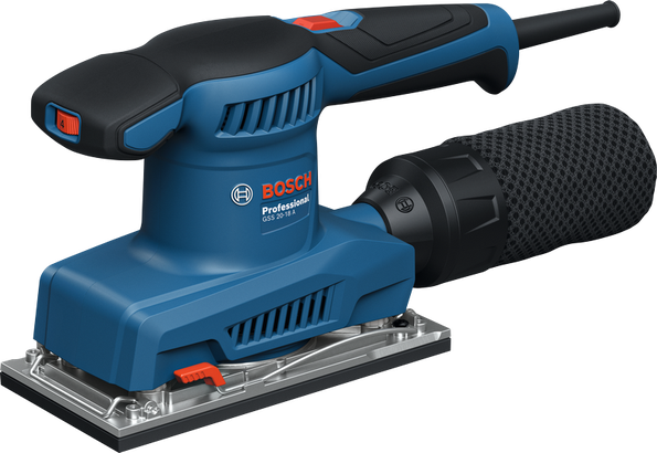 GSS 20-18 A Bosch GSS 20-18 เครื่องขัดกระดาษทรายแบบสั่นสะเทือนพร้อมตัวกรองฝุ่น