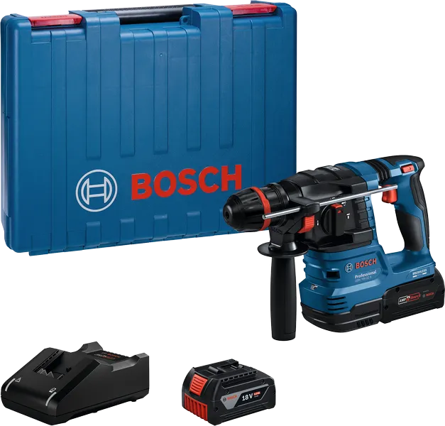 สว่านโรตารี่ Bosch GBH 18V-22 พร้อมแบตเตอรี่และเคส.