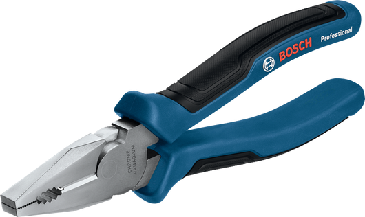 คีมอเนกประสงค์ Bosch ด้ามจับสีน้ำเงินตามหลักสรีรศาสตร์.