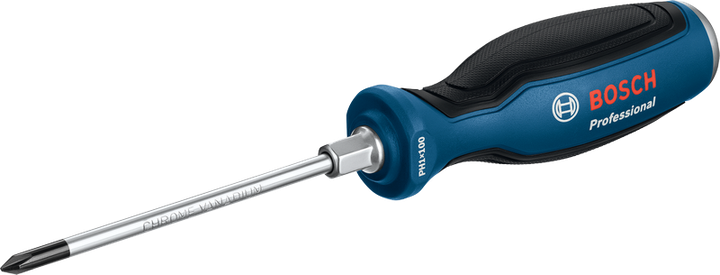 ไขควง Bosch PH1X100 พร้อมด้ามจับที่ถูกหลักสรีรศาสตร์