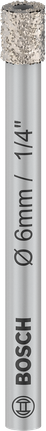 ดอกสว่านเจาะแห้ง Bosch PRO Ceramic 6 x 66 มม.