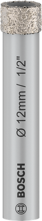 ดอกสว่านแห้ง Bosch PRO Ceramic ขนาด 12 มม. สำหรับการเจาะกระเบื้องอย่างแม่นยำ.