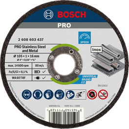 ใบตัดโลหะและสแตนเลส Bosch PRO 105 มม.