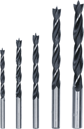 ชุดดอกสว่านเจาะไม้ Bosch PRO Wood Brad Point จำนวน 5 ชิ้น.