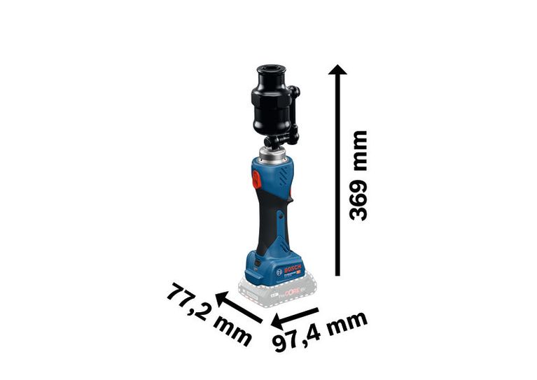 Bosch GLH 18V-60 เครื่องเจาะไฮดรอลิกไร้สาย พร้อมขนาด.