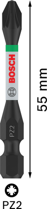 ดอกสว่านกระแทก Bosch PRO Pozidriv PZ2 55 มม.