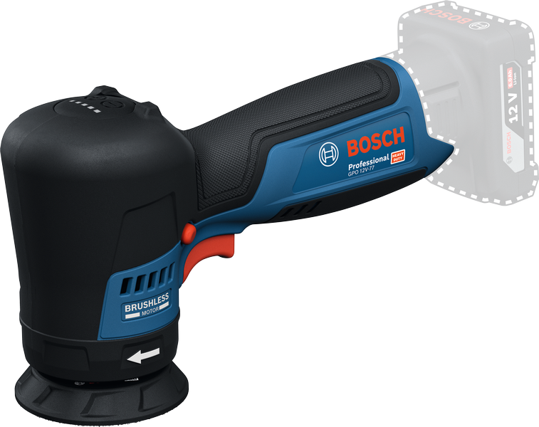 เครื่องขัดเงา Bosch GPO 12V-77 มอเตอร์ไร้แปรงถ่าน.