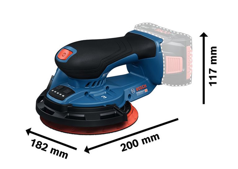 เครื่องขัดสุ่มแบบไร้สาย Bosch GEX 18V-150-3.
