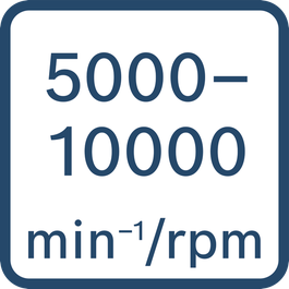 ความเร็วขณะเดินเครื่องเปล่า 5000-10000 นาที-1/รอบต่อนาที