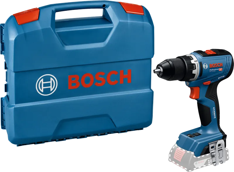 สว่านไขควง Bosch GSR 18V-65 พร้อมกระเป๋าใส่ที่แข็งแรงทนทาน.