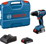 ชุดสว่าน Bosch GSR 18V-65 พร้อมแบตเตอรี่และเครื่องชาร์จ.