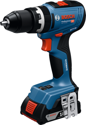 GSB 18V-65 สว่านกระแทกไร้สาย Bosch GSB 18V-65 พร้อมระบบควบคุมการกระแทกกลับ
