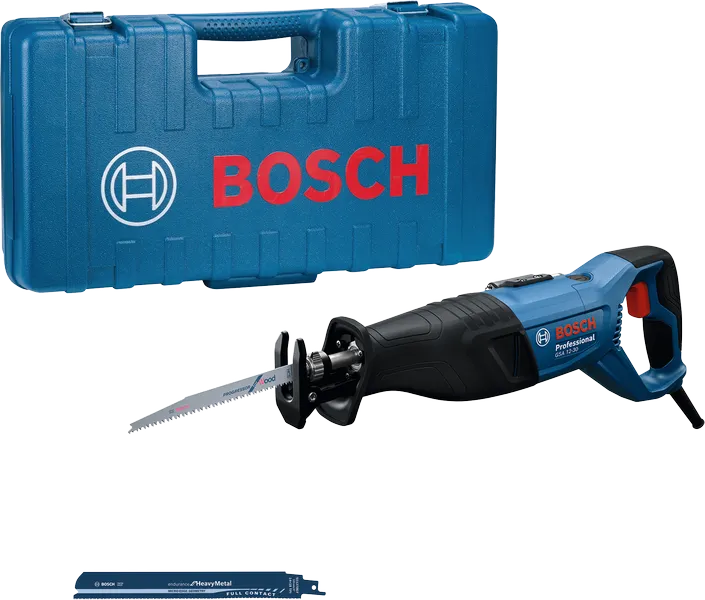 เลื่อยตัดโลหะ Bosch GSA 12-30 พร้อมกล่องและใบเลื่อย.