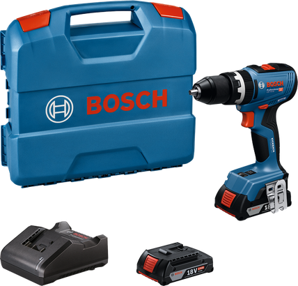GSB 18V-65 ชุดสว่านไร้สาย Bosch GSB 18V-65 พร้อมแบตเตอรี่ 18V