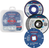 ชุดตัดและเจียร Bosch PRO X-Lock 125 มม. 5 ชิ้น