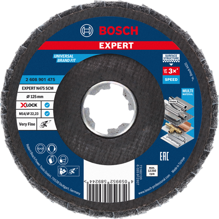 Bosch EXPERT N475 SCM X-LOCK แผ่นตัดละเอียดมาก 125 มม.