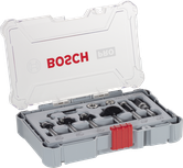 ชุดดอกกัดและแต่งขอบ Bosch PRO Router Bit ขนาด 8 มม. จำนวน 6 ชิ้น