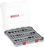 ชุดดอกเราเตอร์ Bosch PRO แบบผสม ขนาดก้าน 8 มม. พร้อมกล่องเก็บ